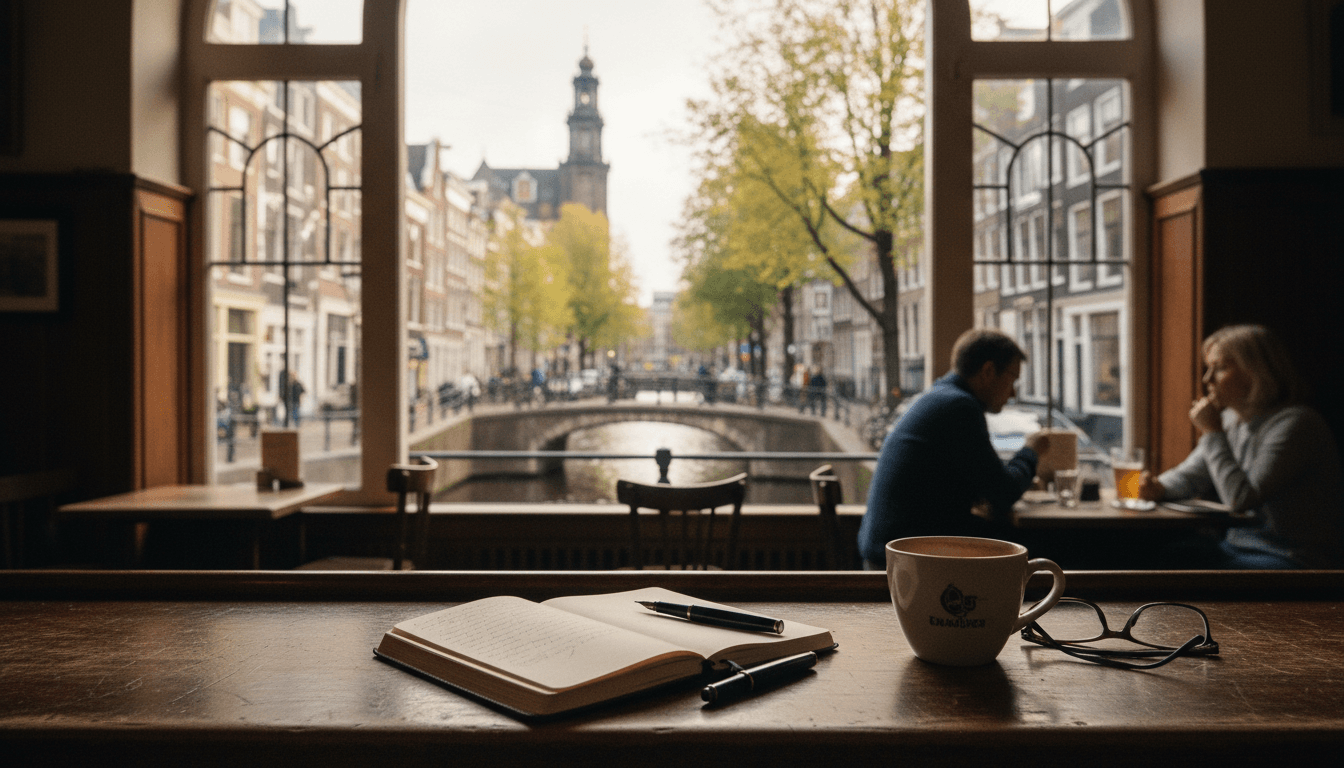 writing — Amsterdam · Bar